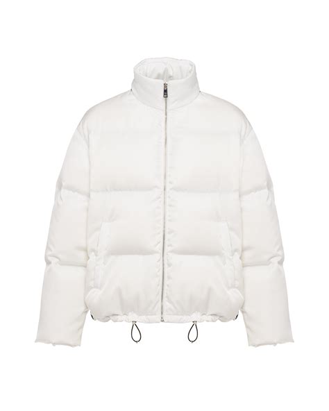 white prada puffer jacket